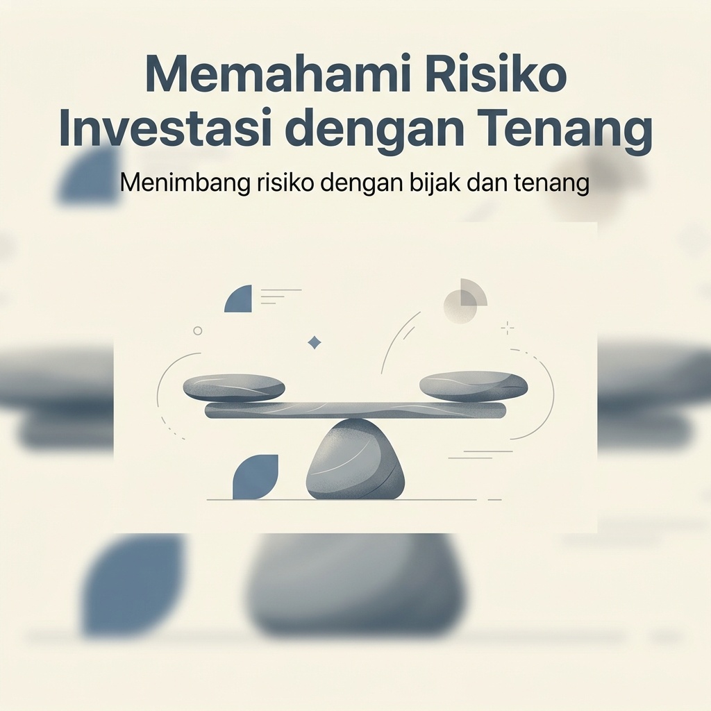 Timbangan sederhana yang menyeimbangkan dua sisi keputusan.